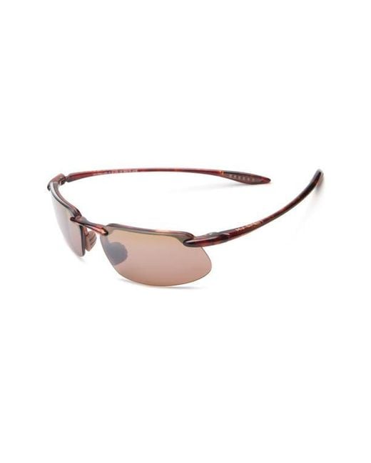 Maui Jim Brown Polarized Rectangular Sunglasses