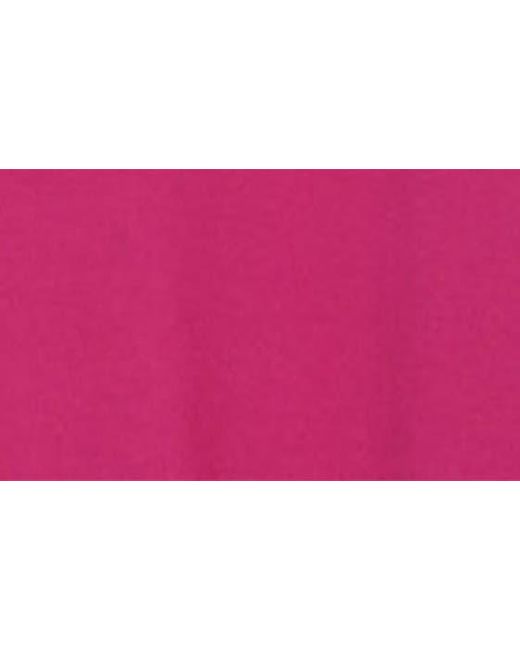 Tahari Pink A-line Stretch Cotton Midi Dress