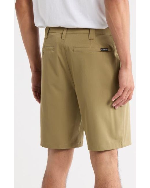 Quiksilver Green Union Amphibian Hybrid Shorts for men