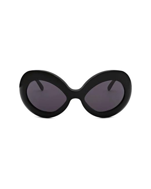 Marni Black 58Mm Round Sunglasses
