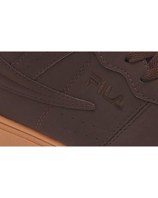 Fila Brown Vulc 13 Gum High Top Sneaker for men