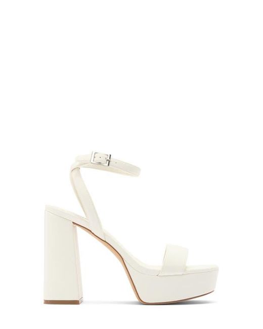 Abound White Monica Block Heel Platform Sandal