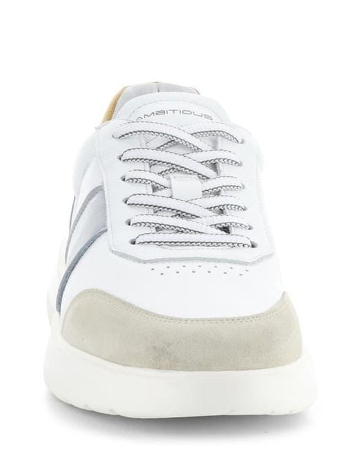 Ambitious White 12863 Low Top Sneaker for men