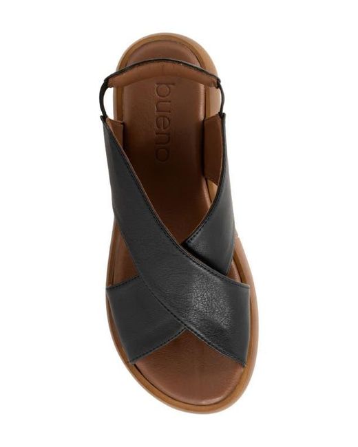 BUENO Black Jayden Sandal