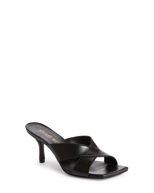 Stuart Weitzman Black Carmen Sandal