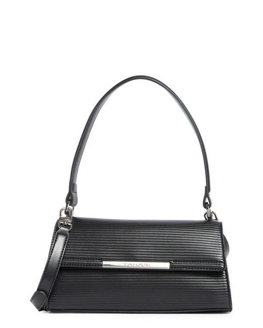 Tahari Black Spring Street Multi Compartment Satchel