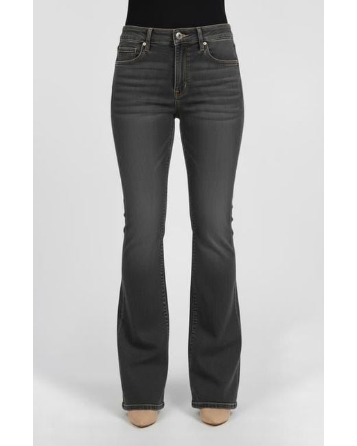 Bebe Gray The Core Flare Leg Jeans