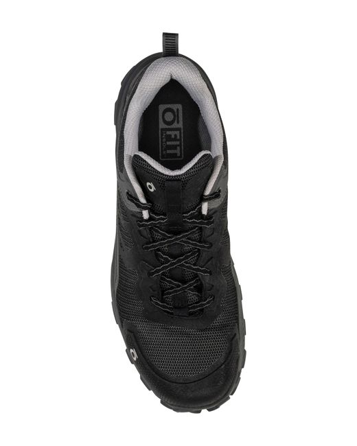 Oboz Black Katabatic Low Hiking Sneaker for men