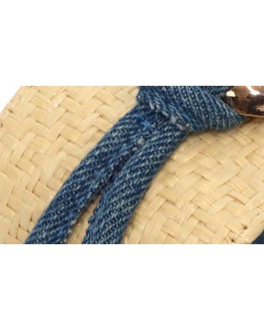 Seven7 Multicolor Raffia Flat Sandal