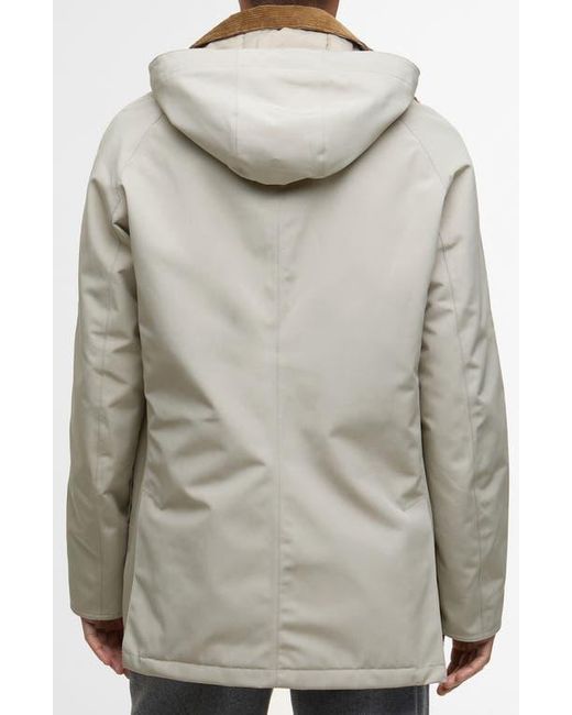 Barbour Gray Waterproof Ashby Winter Jacket for men