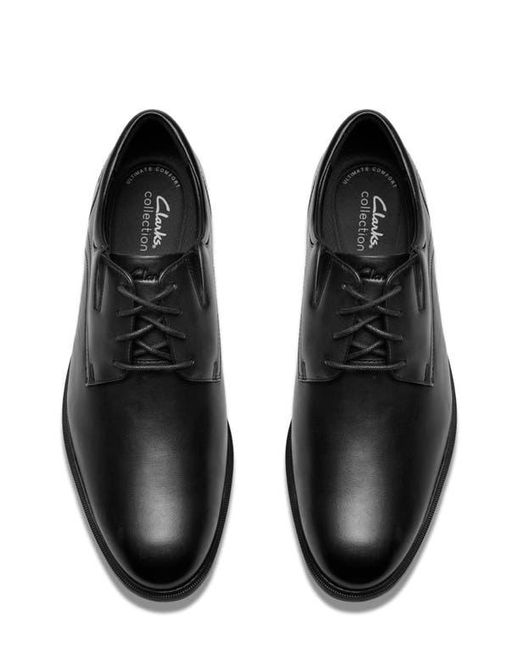 Clarks Black Steadwell Oxford for men