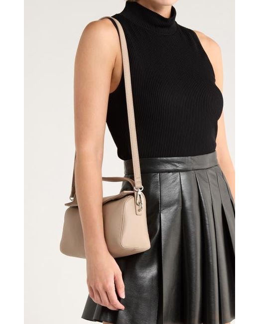 BCBGMAXAZRIA Natural Top Handle Mini Shoulder Bag