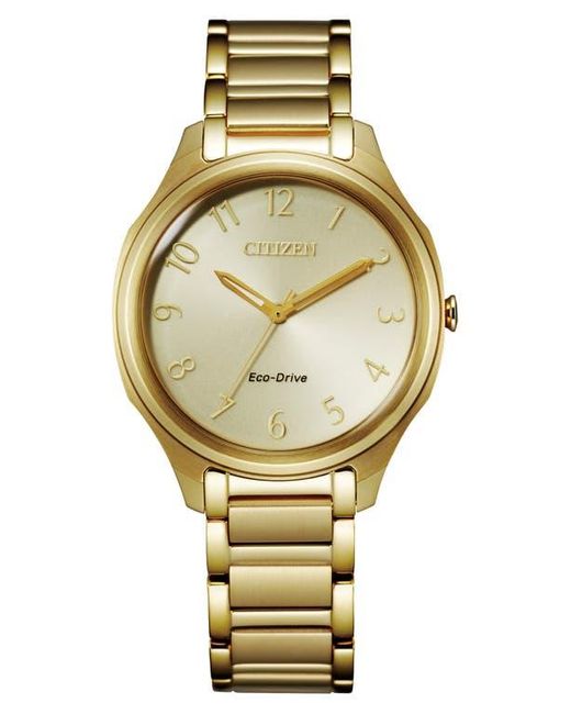 Citizen Metallic Eco-Drive Bracelet Watch, 35Mm X 8.9Mm for men