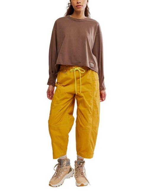 Free People Yellow The Wild Hiking Pants