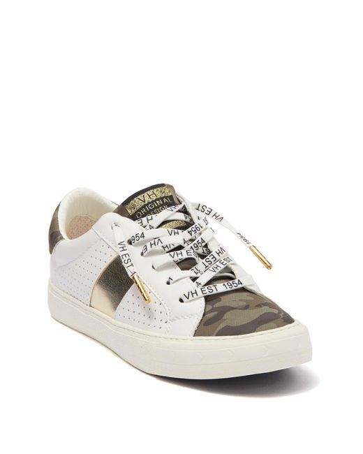 dina perforated sneaker vintage havana