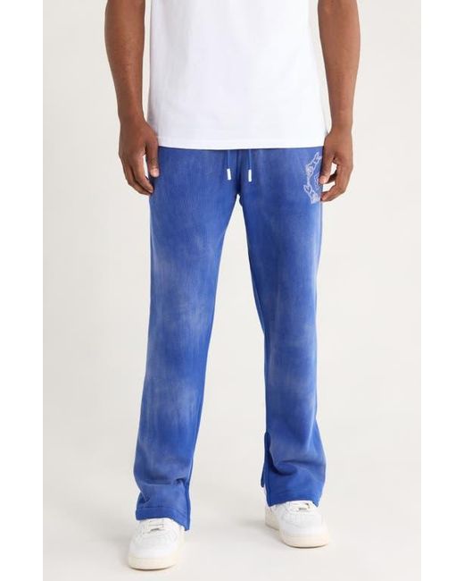 ICECREAM Blue Big Time Graphic Sweatpants for men
