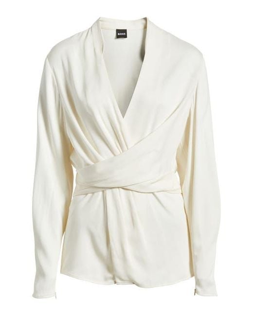 Boss Multicolor Bimkai Front Wrap Top