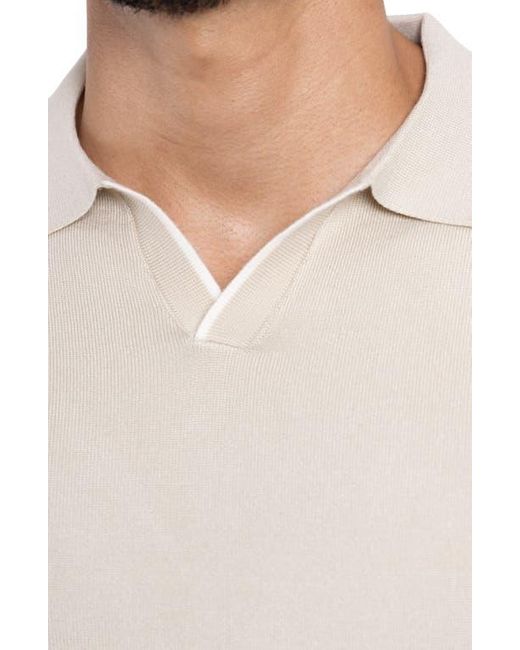 Xray Jeans White V-Neck Polo Sweater for men