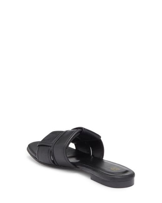 Bruno Magli Gray Nala Woven Slide Sandal