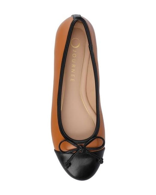 Journee Collection Black Kaiah Ballet Flat
