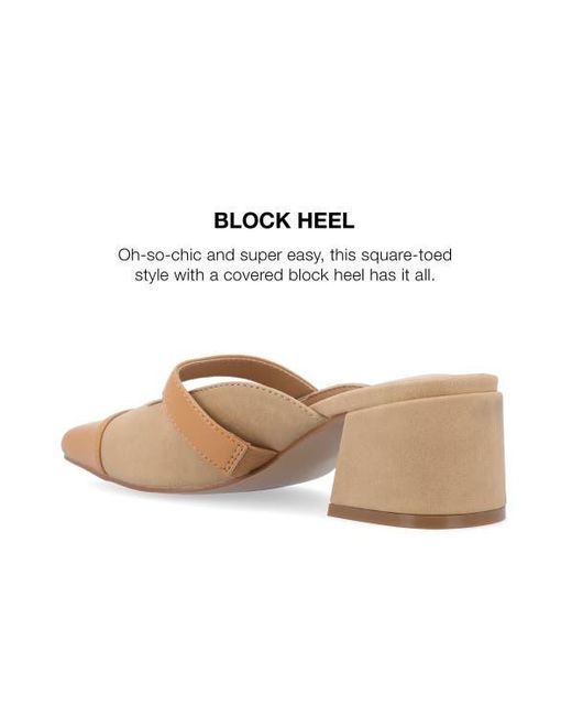 Journee Collection Natural Dalla Pump