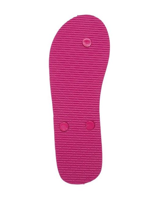 Bebe Pink Seashell Flip Flop