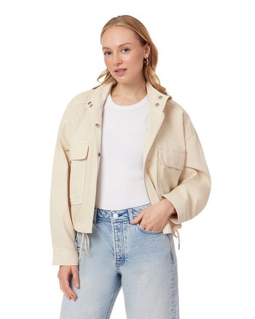 Scotch & Soda Blue Cropped Utility Jacket