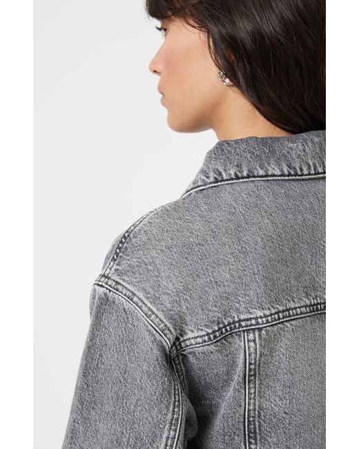 Mavi Gray Harmony Crop Denim Jacket
