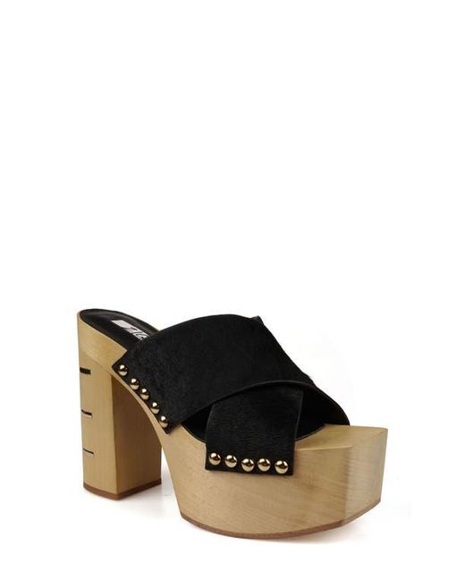 Zigi Black Tabitha Platform Slide Sandal