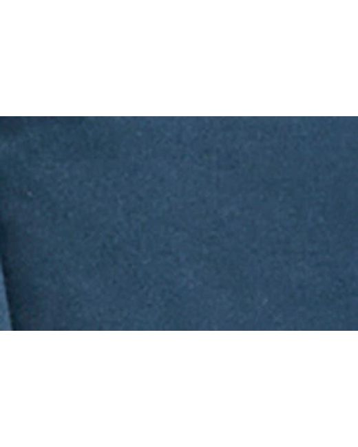 DKNY Blue Zip Front Longline Puffer for men