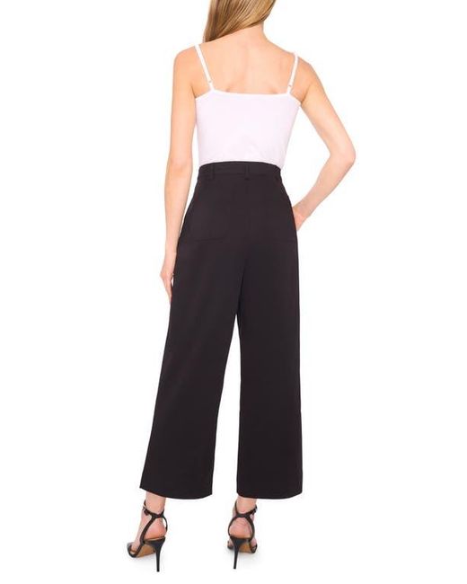 Halogen® Black Patch Pocket Crop Twill Pants