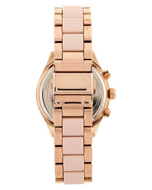 Timex Multicolor Chronograph Stainless Steel Bracelet Watch, 38Mm
