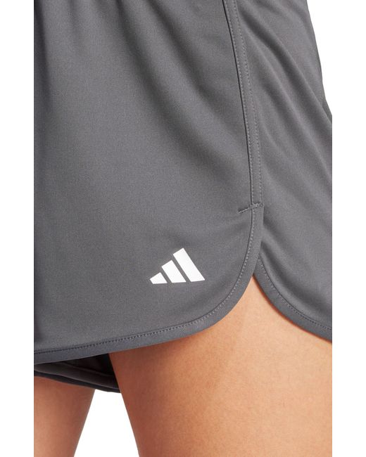 Adidas Black Pacer High Waist Knit Shorts