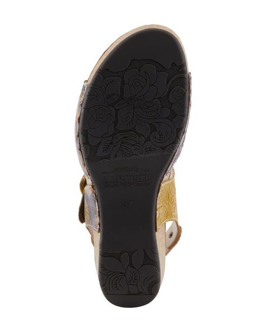 Spring Step Brown Osuna Ankle Strap Platform Sandal