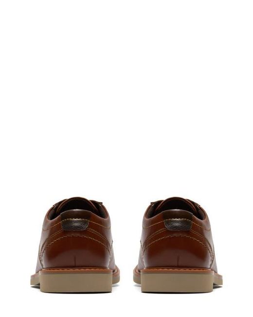 Clarks Brown Radcliff Plain Toe Derby for men