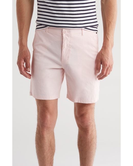DKNY Pink Tech Chino Shorts for men