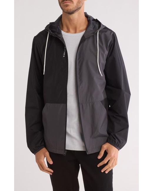 Volcom Black Karlin Colorblock Zip Jacket for men