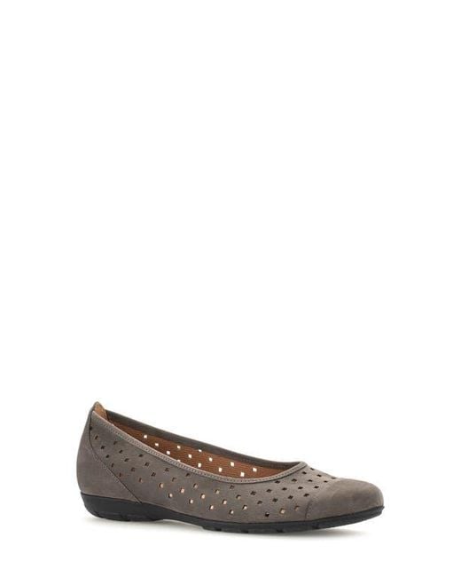 Gabor Brown 44.169 Ballet Flat
