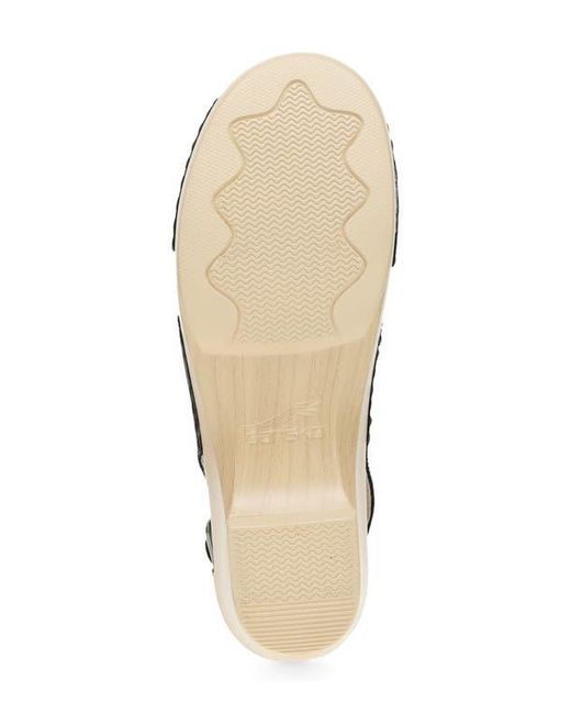 Dansko Gray Sloane Slingback Platform Sandal
