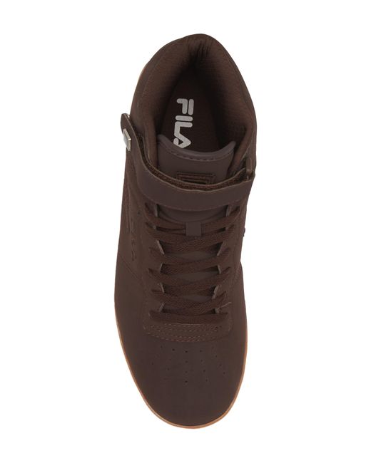 Fila Brown Vulc 13 Gum High Top Sneaker for men