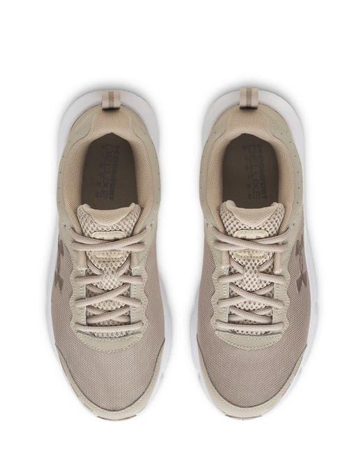 Under Armour Gray Charged Assert 10 Sneaker for men