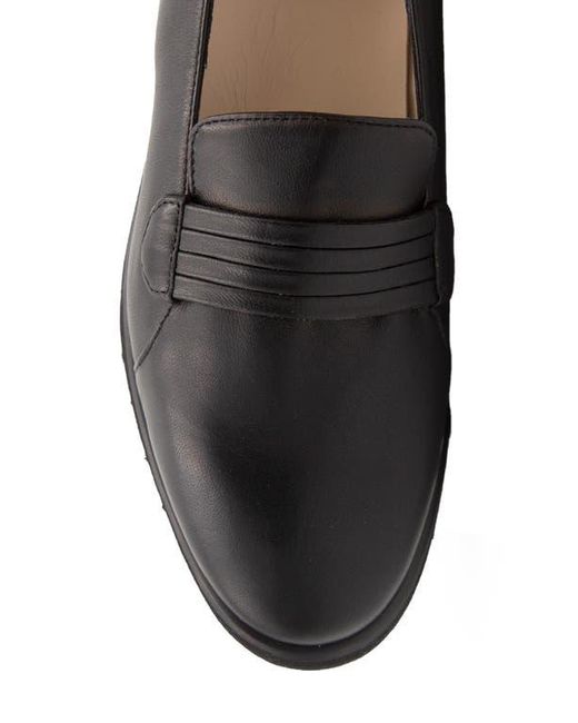 Amalfi by Rangoni Black Epidoterro Wedge Loafer