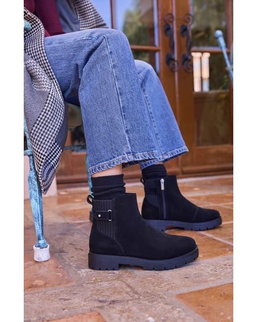 TOMS Black Astrid Short Boot