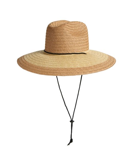 Nordstrom Natural Straw Lifeguard Hat for men