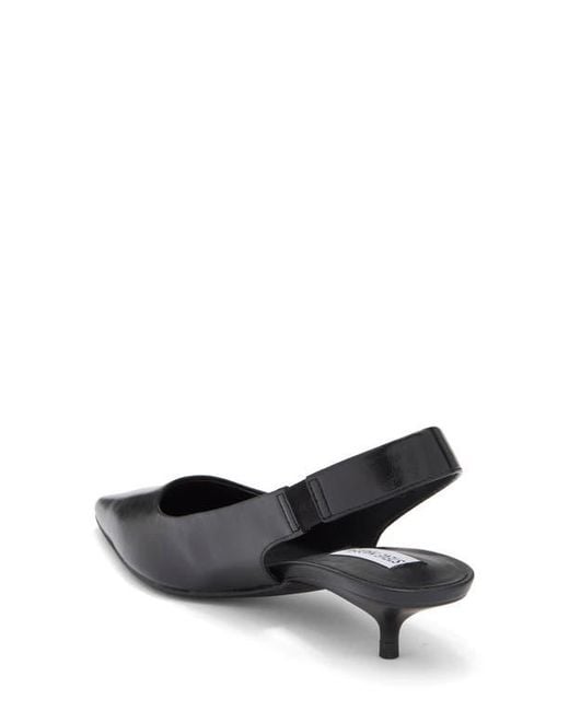 Steve Madden Black Leilany Pointed Toe Slingback Pump