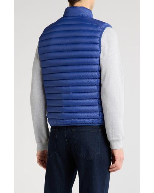 Save The Duck Blue Basic Water Repellent Packable Puffer Vest for men