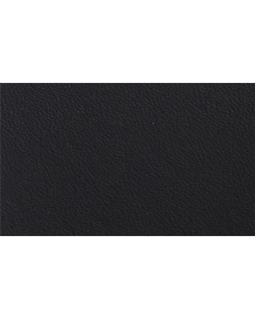 Cole Haan Black Logo Embossed Leather Belt for men