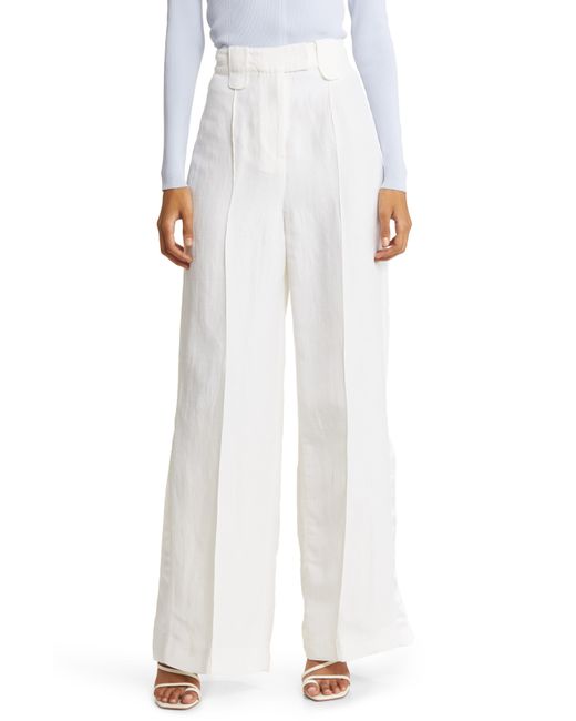 Ted Baker White Astaat Wide Leg Trousers