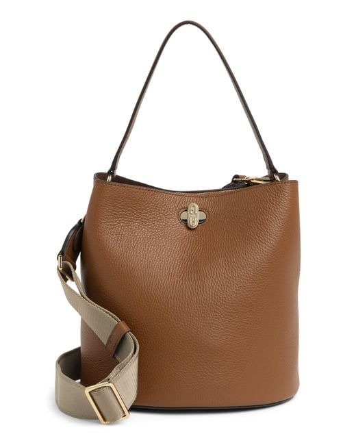 Furla Danae Bucket Shoulder Bag in Brown Lyst