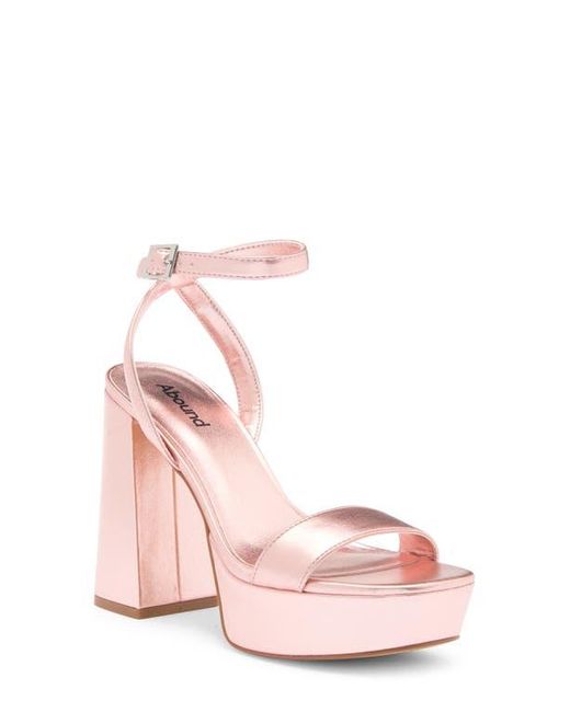 Abound Pink Monica Block Heel Platform Sandal